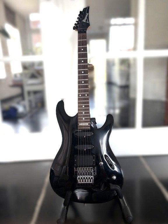 Ibanez 540s PRO 540 Saber Custom black 1991, Ophalen, Gebruikt, Solid body, Ibanez