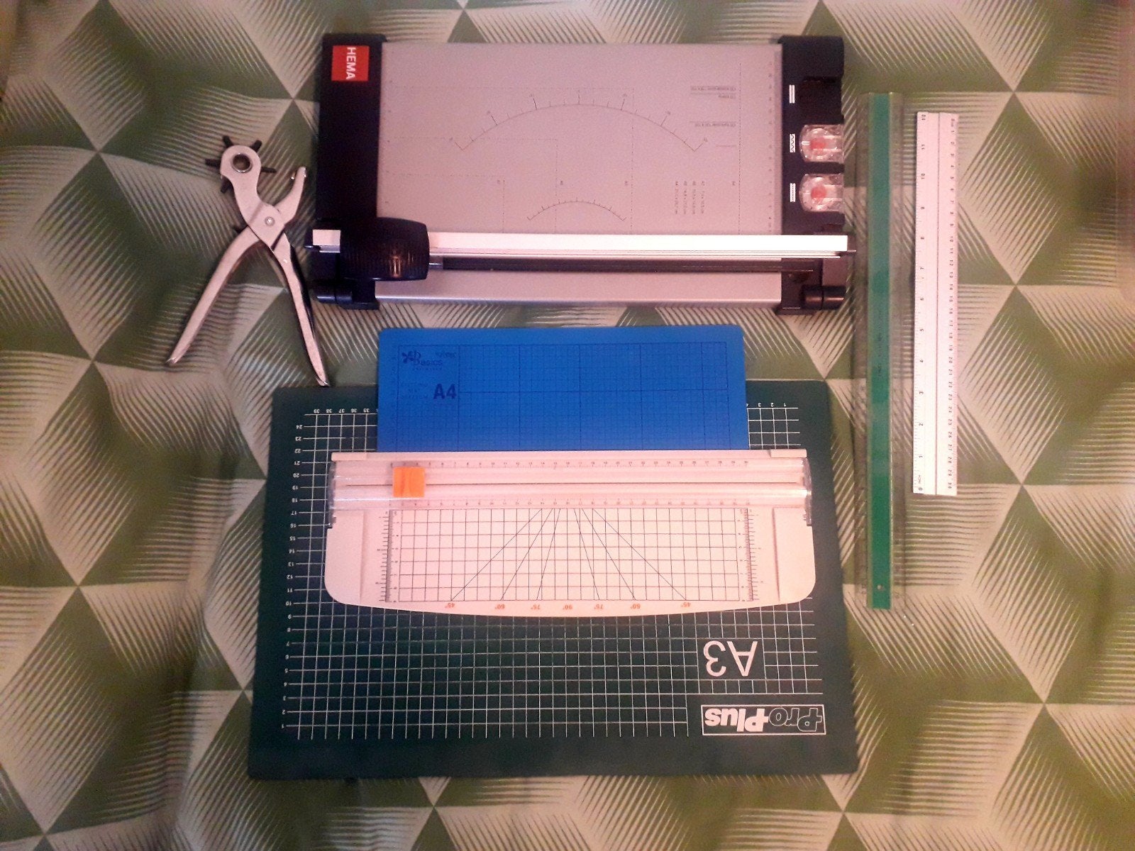 snijmachines, matten en gatentang, Ophalen, Frame of Mal