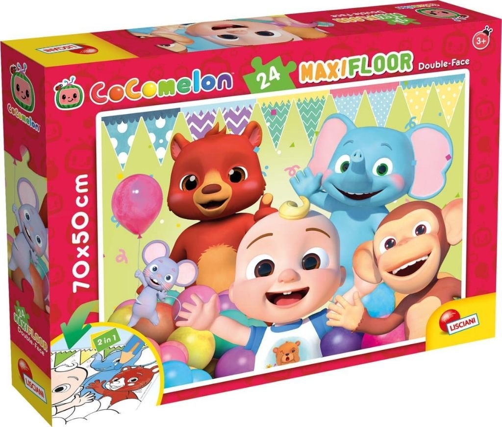 Cocomelon Vloerpuzzel 2x24 stukjes, ., Nieuw, ., 6 jaar of ouder