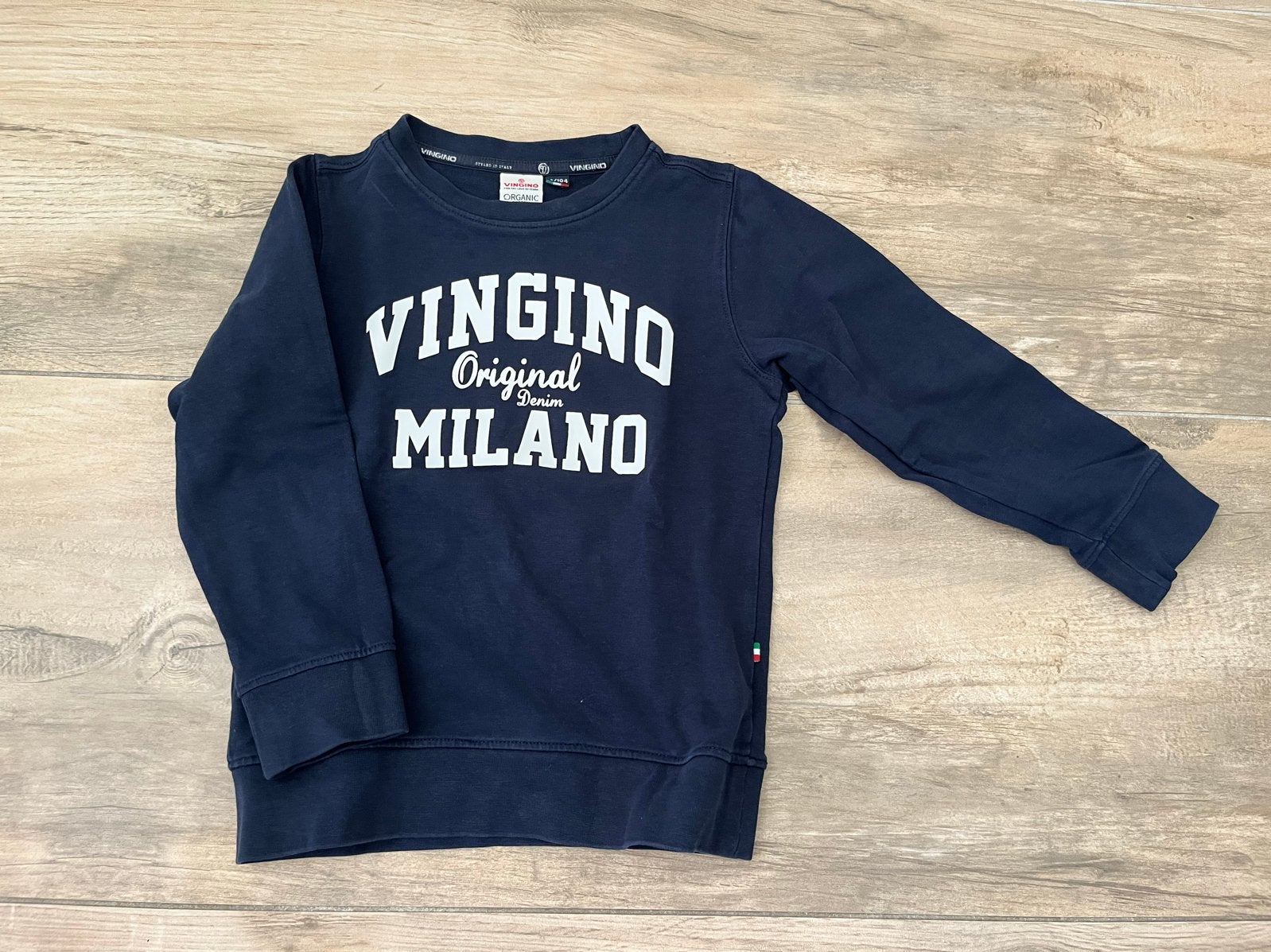 Vingino sweater Milano, maat 104, Ophalen of Verzenden, Zo goed als nieuw, Jongen of Meisje