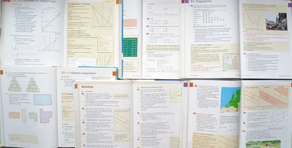 Getal en Ruimte 10e editie Wiskunde 2e jr MHV SETS deel 1+2, Boeken, Gelezen, Wiskunde A, Noordhoff, Ophalen of Verzenden