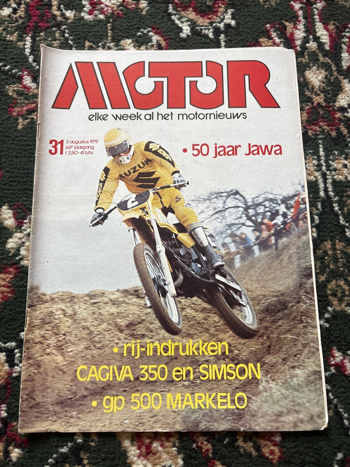 Motor Magazine 3 augustus 1979 - 50 jaar Jawa, Ophalen of Verzenden, Gelezen, Overige typen