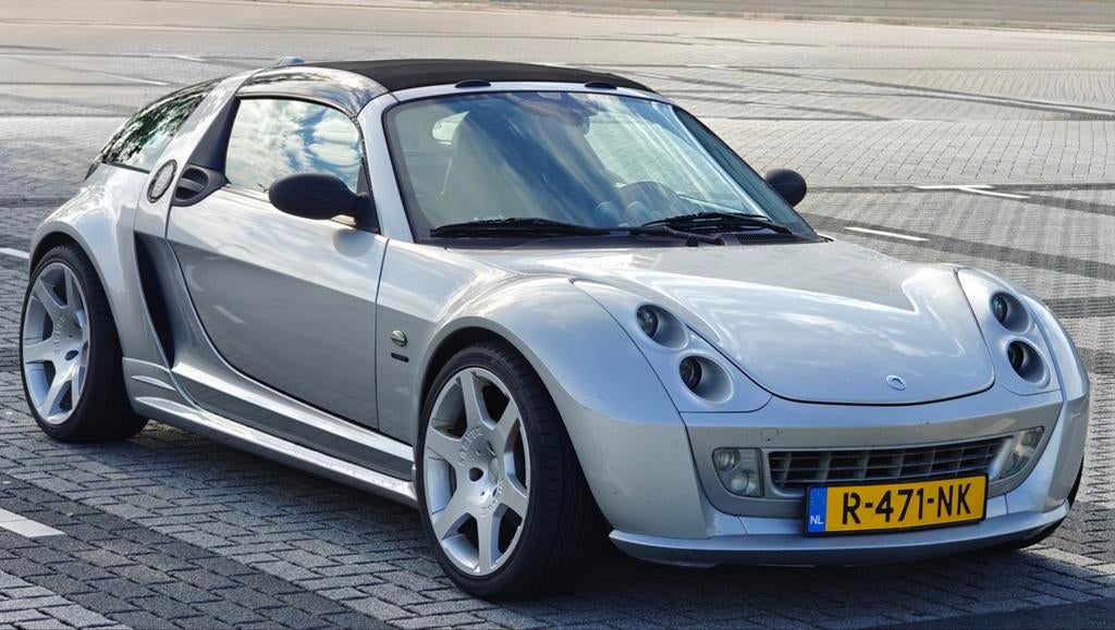 Smart Roadster 0.7 Coupe Brabus Xclusiv 2006, Auto's, Smart, Automaat, Achterwielaandrijving, Zwart, Leder
