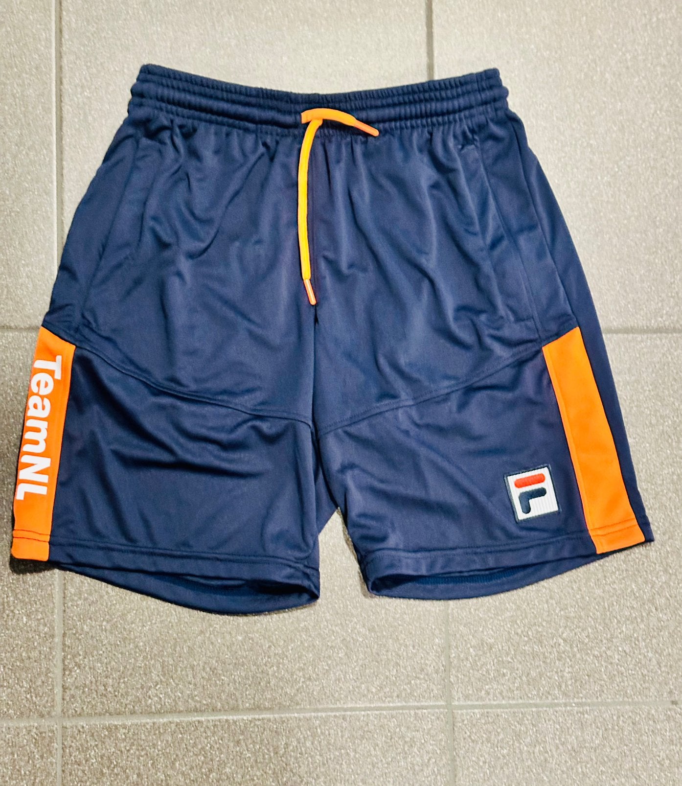 Sportkleding sportbroek trainingsbroek teamNL maat 36 Fila, Blauw, Ophalen of Verzenden, Zo goed als nieuw, Hardlopen of Fietsen
