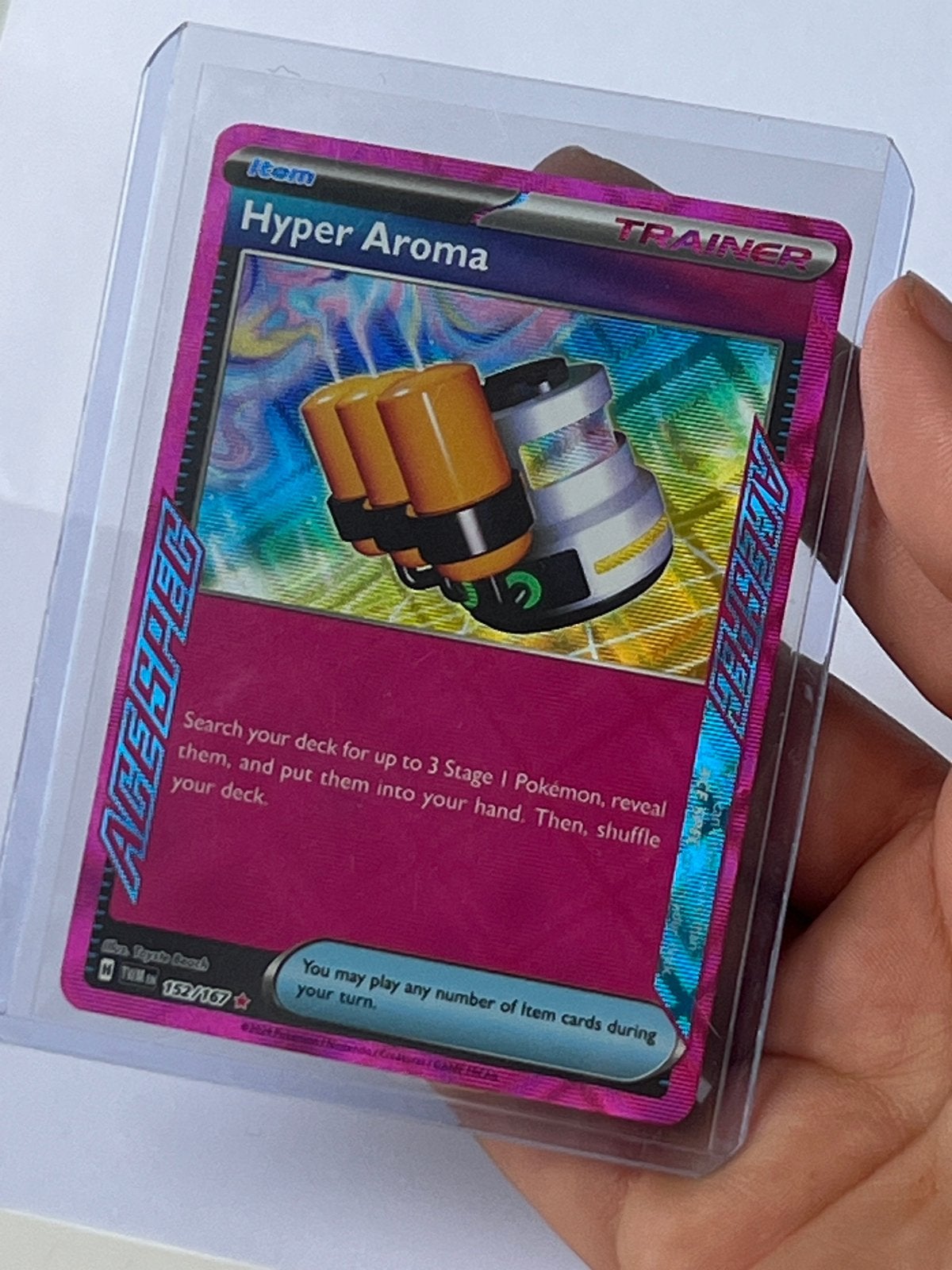 Pokemon kaart Hyper aroma 152/167 ️, Ophalen of Verzenden, Zo goed als nieuw