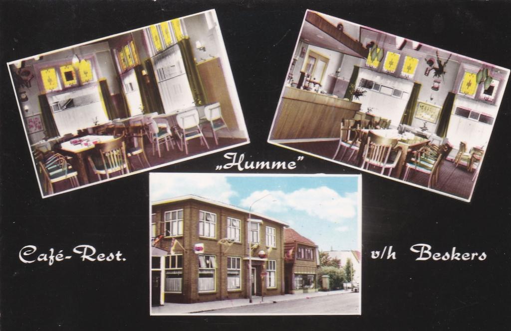 GA1633 Cafe rest Humme v h Beskers Winterswijk Meddo 1964, Verzenden, 1960 tot 1980, Ongelopen, Gelderland