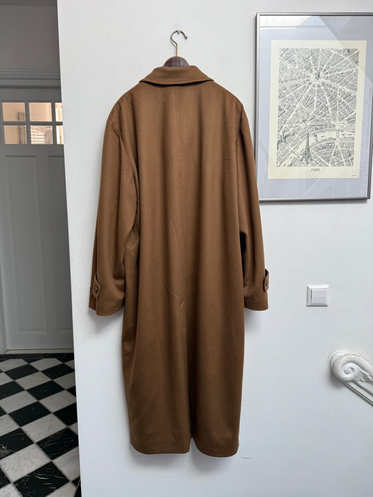 Corneliani camel overjas van extrafijne scheerwol, maat 54, Kleding | Heren, Ophalen of Verzenden, Zo goed als nieuw, Maat 52/54 (L)