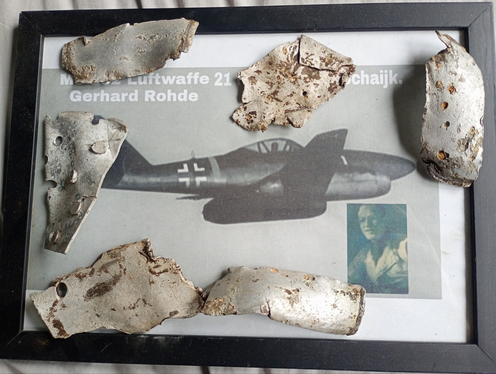 Onderdelen Messerschmitt 262 ME-262, Verzamelen, Militaria | Tweede Wereldoorlog, ., Ophalen of Verzenden, ., Nederland