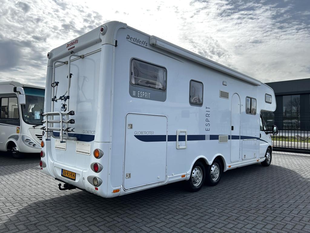 Dethleffs Globetrotter Esprit AlkoofDwarsbed/2005/8.3M/Airco, Caravans en Kamperen, Campers, Alkoof, Fiat, Bedrijf, Dethleffs