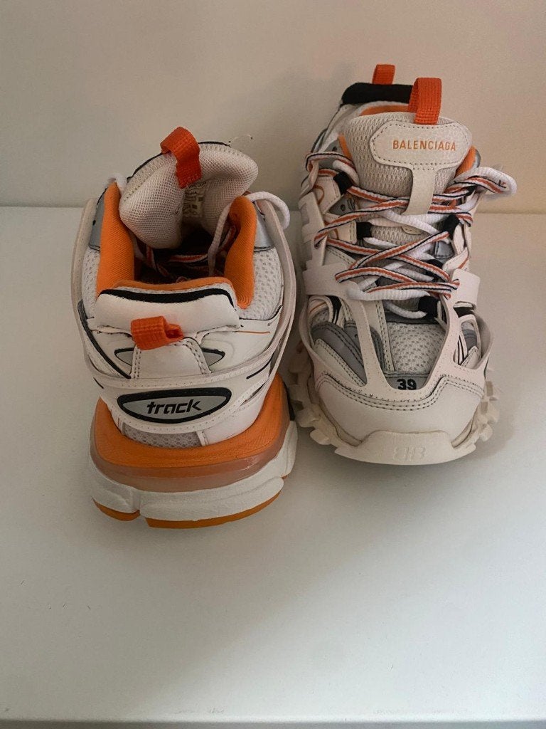 BALENCIAGA Track  39 Oranje/Wit, Balengiaca, Oranje, Ophalen of Verzenden, Sneakers of Gympen