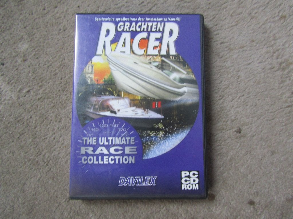 CD-rom: Grachtenracer van Davilex, Gebruikt, 1 speler, Racen en Vliegen, Ophalen of Verzenden