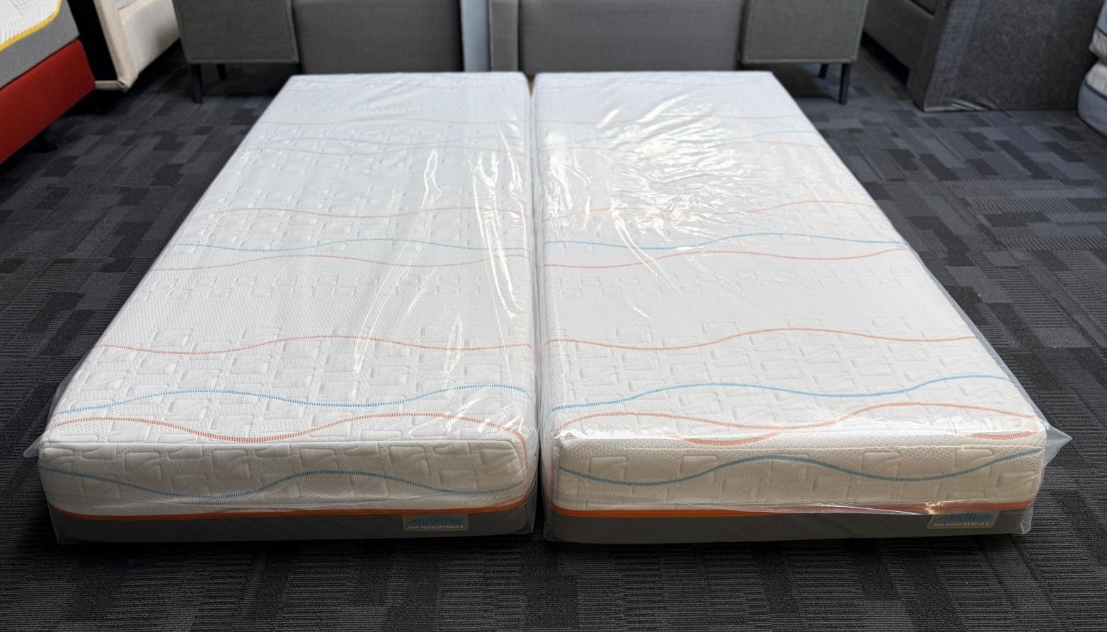 M-Line slowmotion Hybrid 8 | 90x210 (180x210) | art.148, 90 cm, Eenpersoons, 210 cm, Ophalen of Verzenden
