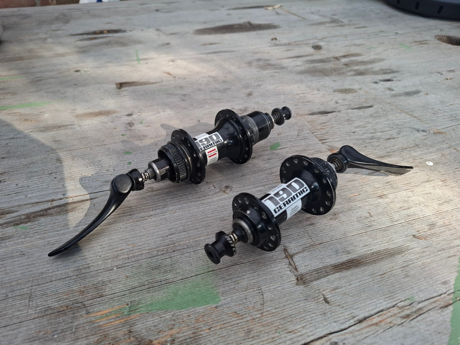Dt swiss 190 ceramic, QR, centerlock, 28h, XD, Gebruikt, Dt swiss, Aluminium, Mountainbike
