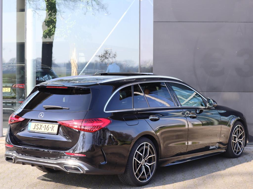 Mercedes-Benz C-klasse Estate 180 Star Edition AMG Line Plus, 1800 kg, Euro 6, 4 cilinders, Zwart