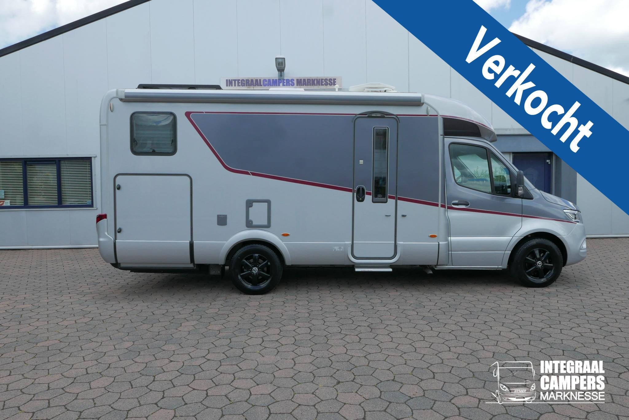 Hymer BMC-T 600 Mercedes | Luchtvering | Lithium | Zonnepane, Caravans en Kamperen, Automaat, Tot en met 2, 7 tot 8 meter, Bedrijf