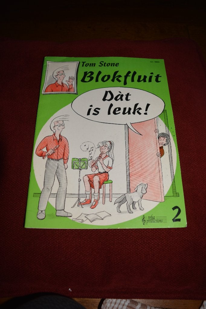 bladmuziek, blokfluit, Tom Stone, Dat is leuk! 2, Boeken, Instrument, Tom Stone, Ophalen of Verzenden, Zo goed als nieuw