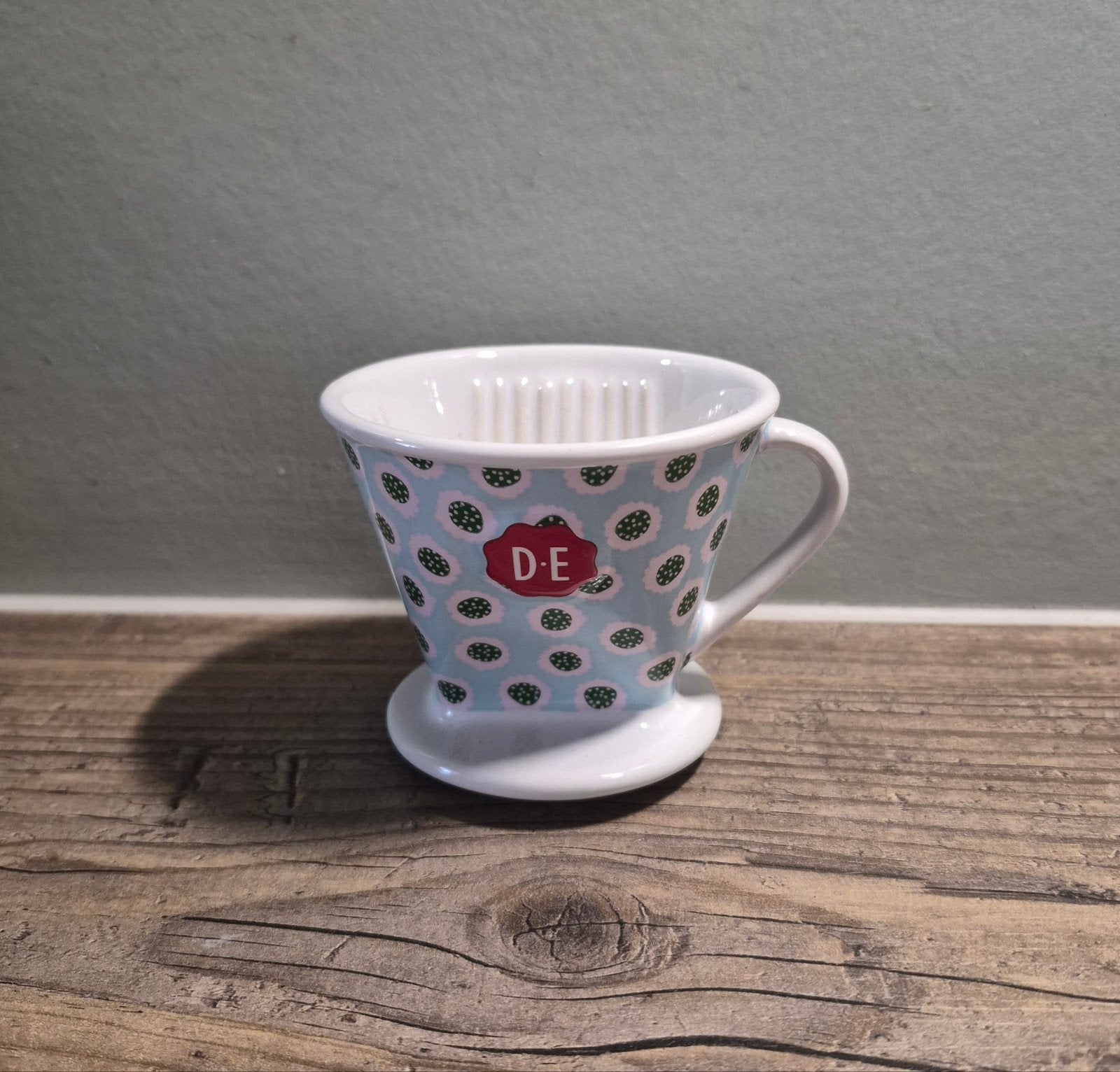 douwe egberts koffiefilterhouder kinderservies, Ophalen of Verzenden, Zo goed als nieuw, Overige typen