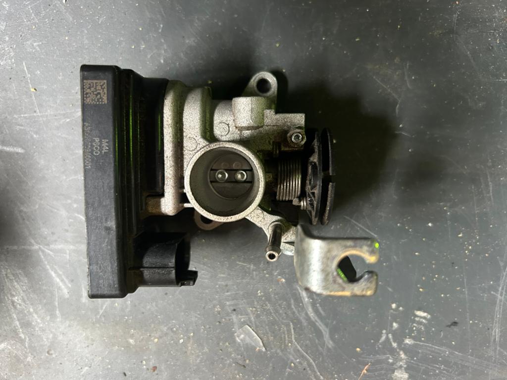 Gasklephuis met ECU voor Sym Fiddle IV / 4 voor snorfiets, Ophalen of Verzenden, Gebruikt, Carburateur, SYM