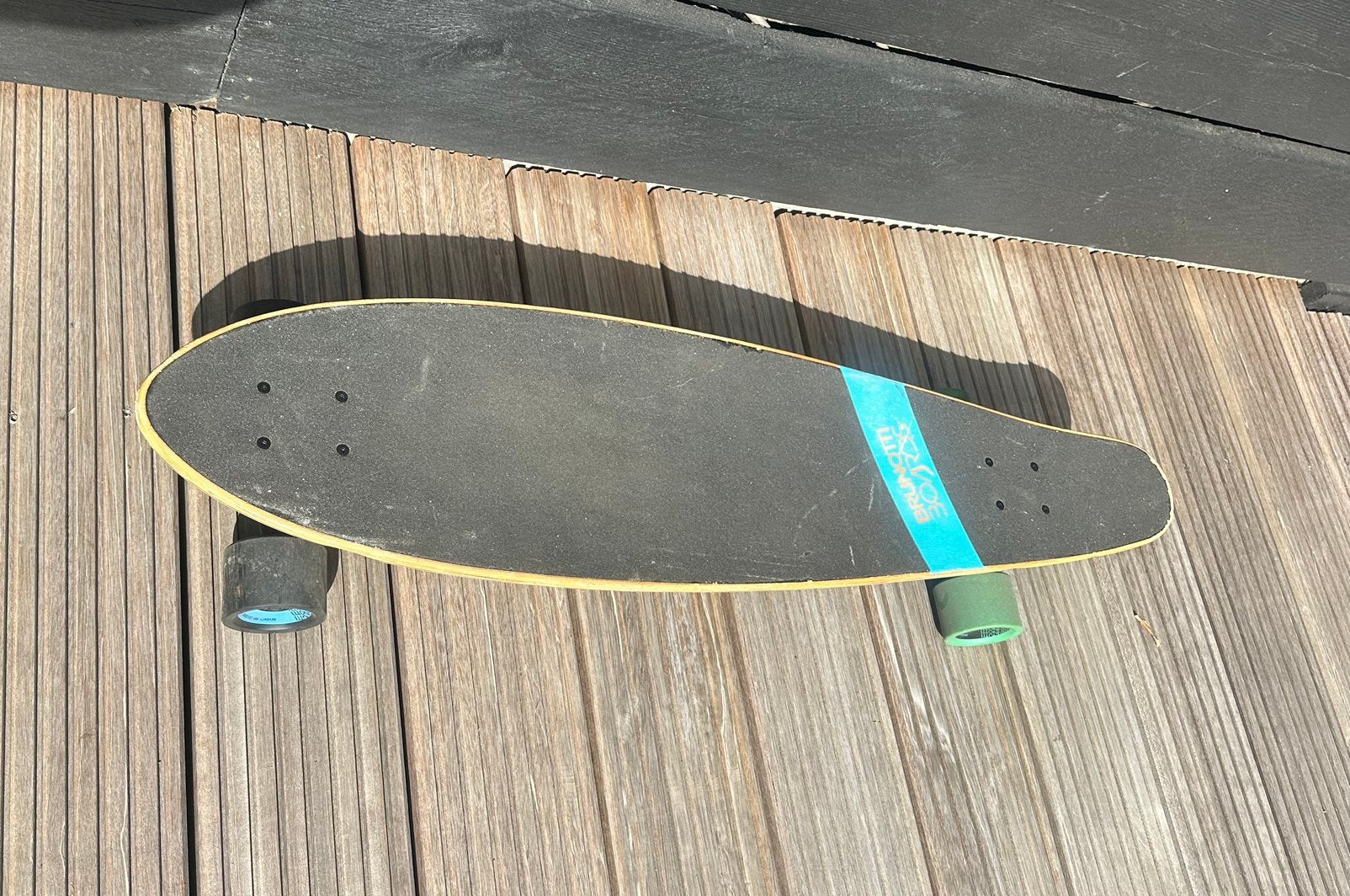 Long board, cruiser board, skate board BRUNOTTI, Sport en Fitness, Ophalen, Zo goed als nieuw, Skateboard, Longboard