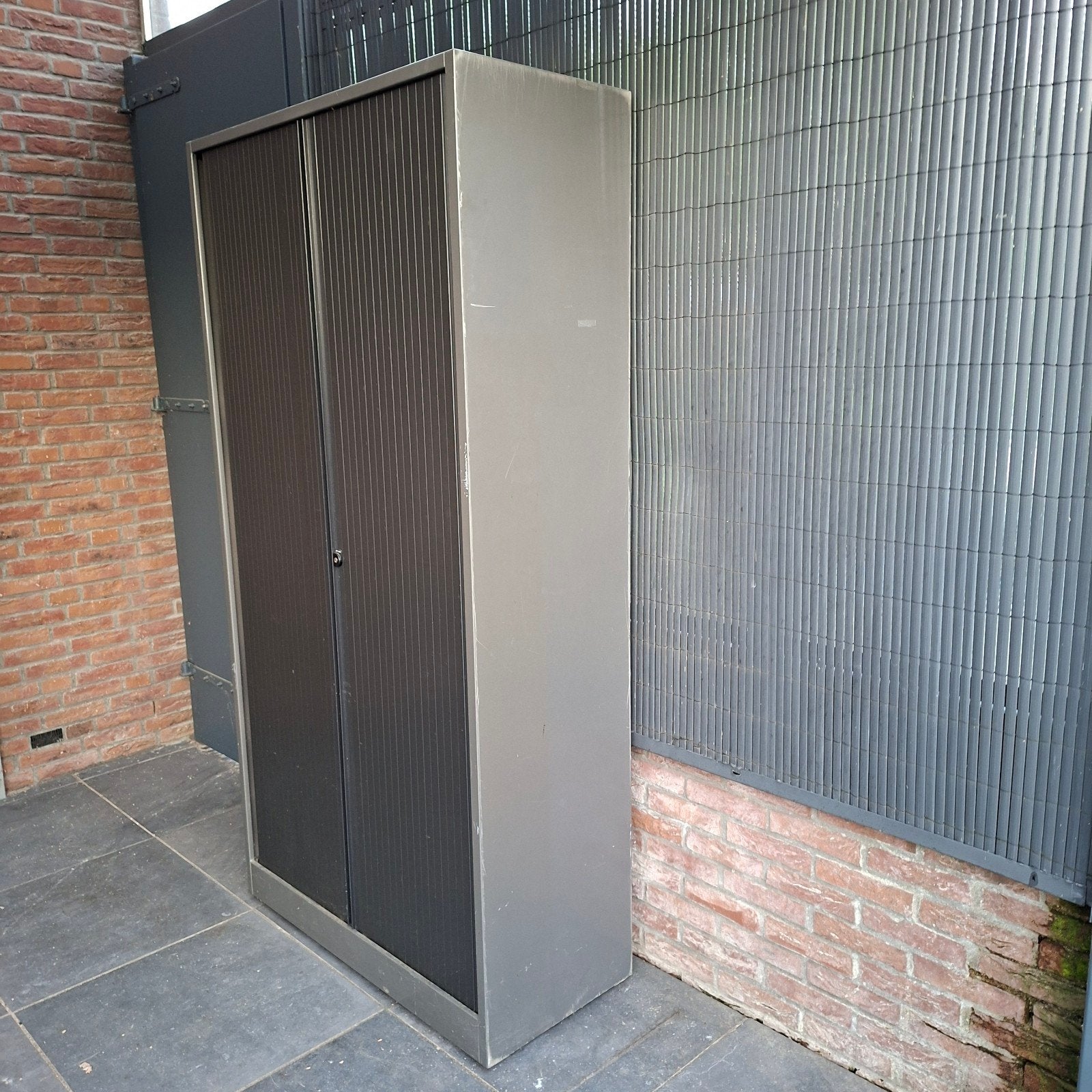 Ahrend stalen archiefkast met 3 planken en lade, Ophalen, Gebruikt, 100 tot 150 cm, Metaal