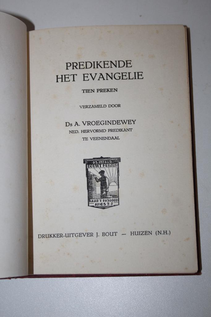 Ds. A. Vroegindeweij e.a. - Tiental preken, Ophalen of Verzenden, Gelezen, Christendom | Protestants