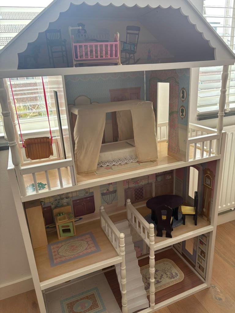 Te koop Barbie huis, Ophalen, Gebruikt, Poppenhuis