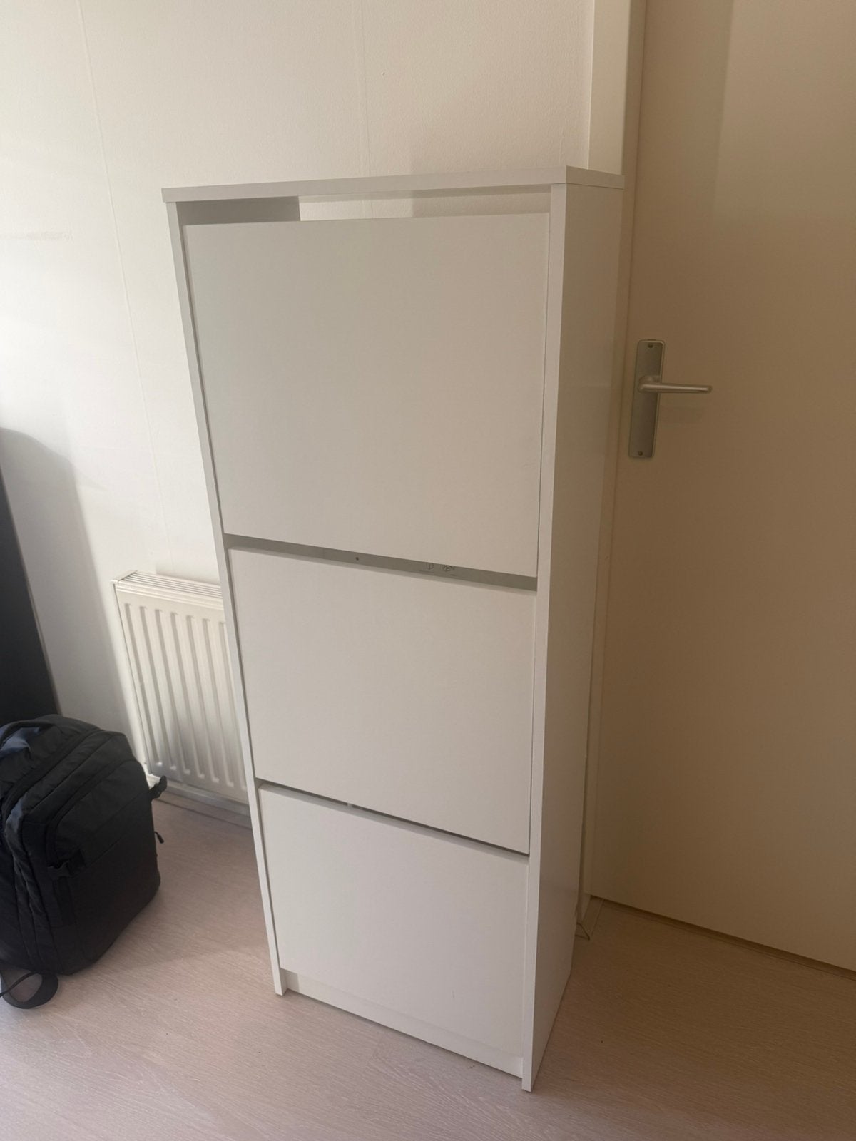 Ikea BISSA witte schoenenkast 3 vaks, Huis en Inrichting, Kasten | Schoenenkasten, Ophalen, Gebruikt