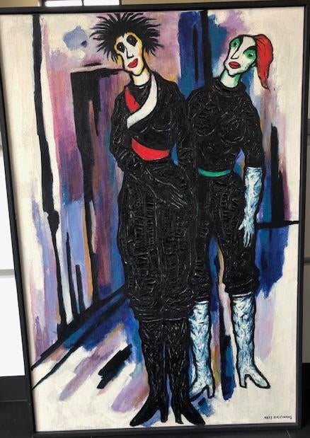 KEES BASTIAANS  (Mill 1909 -1986) Olieverfschilderij, Ophalen of Verzenden