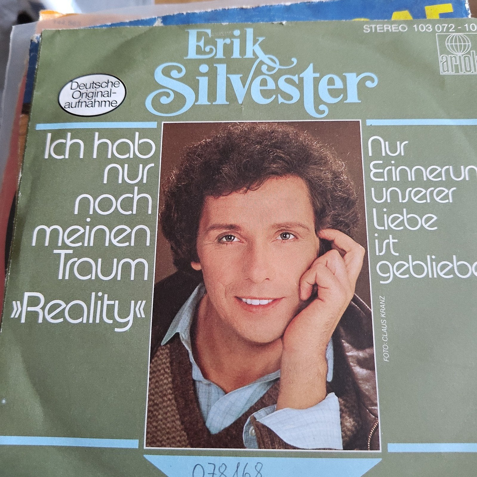 Erik Silvester  Ich hab nur noch meinen Traum "Reality" (Sin, Gebruikt, 7 inch, EP, Schlager