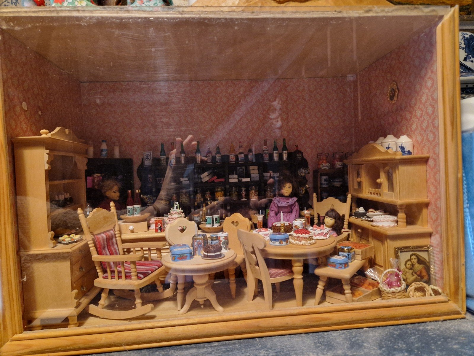 Gedetailleerd Miniatuur Poppenhuis Interieur, Ophalen