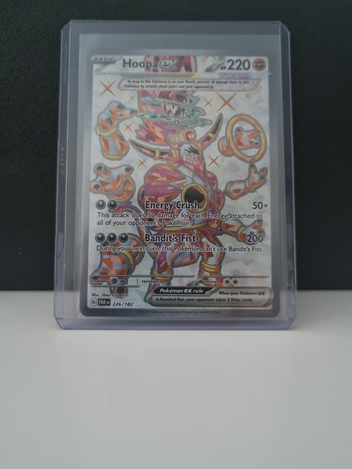 Hoopa ex 226/182 - Zo goed als nieuw, Ophalen of Verzenden, Zo goed als nieuw, Losse kaart, Foil