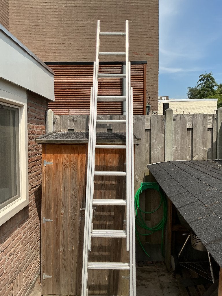 Ladder 3x9 opsteek, Ophalen, Gebruikt, Ladder, Opvouwbaar of Inschuifbaar