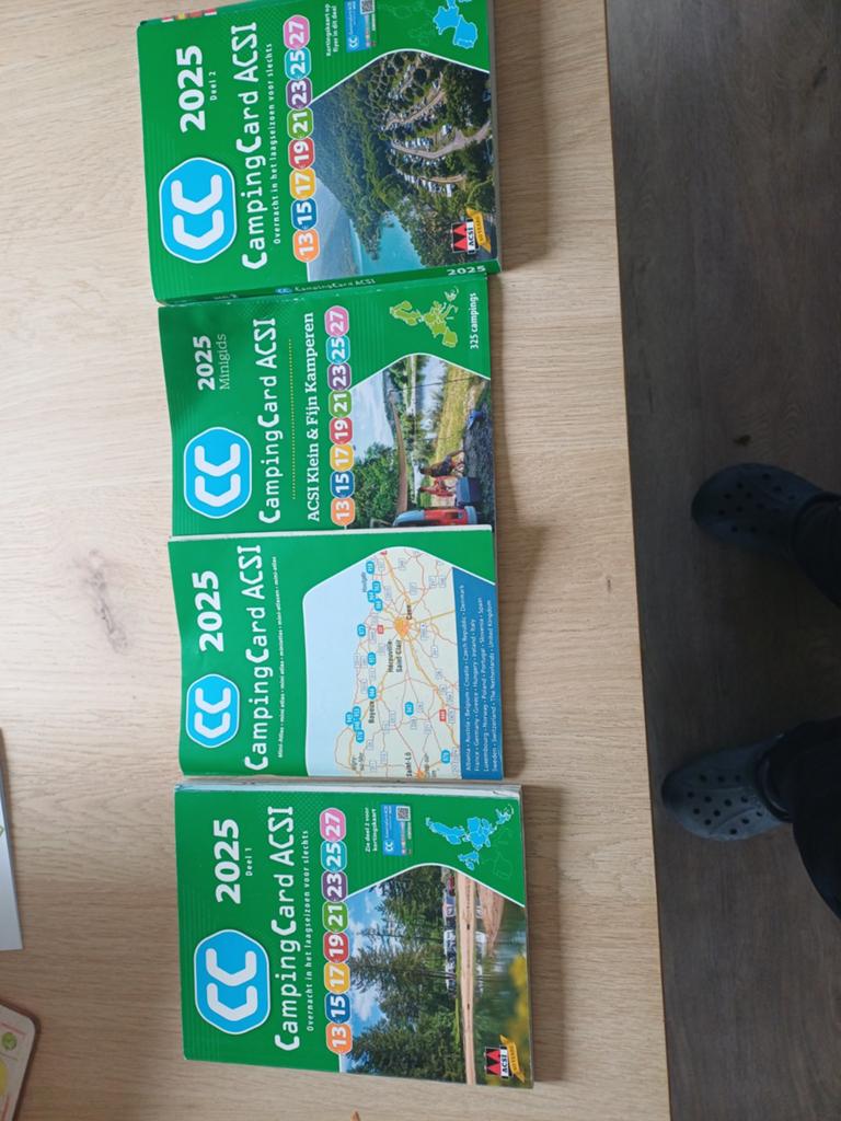 ACSI CampingCard 2025 - Complete Set, Overige merken, Budget, Europa, Nieuw