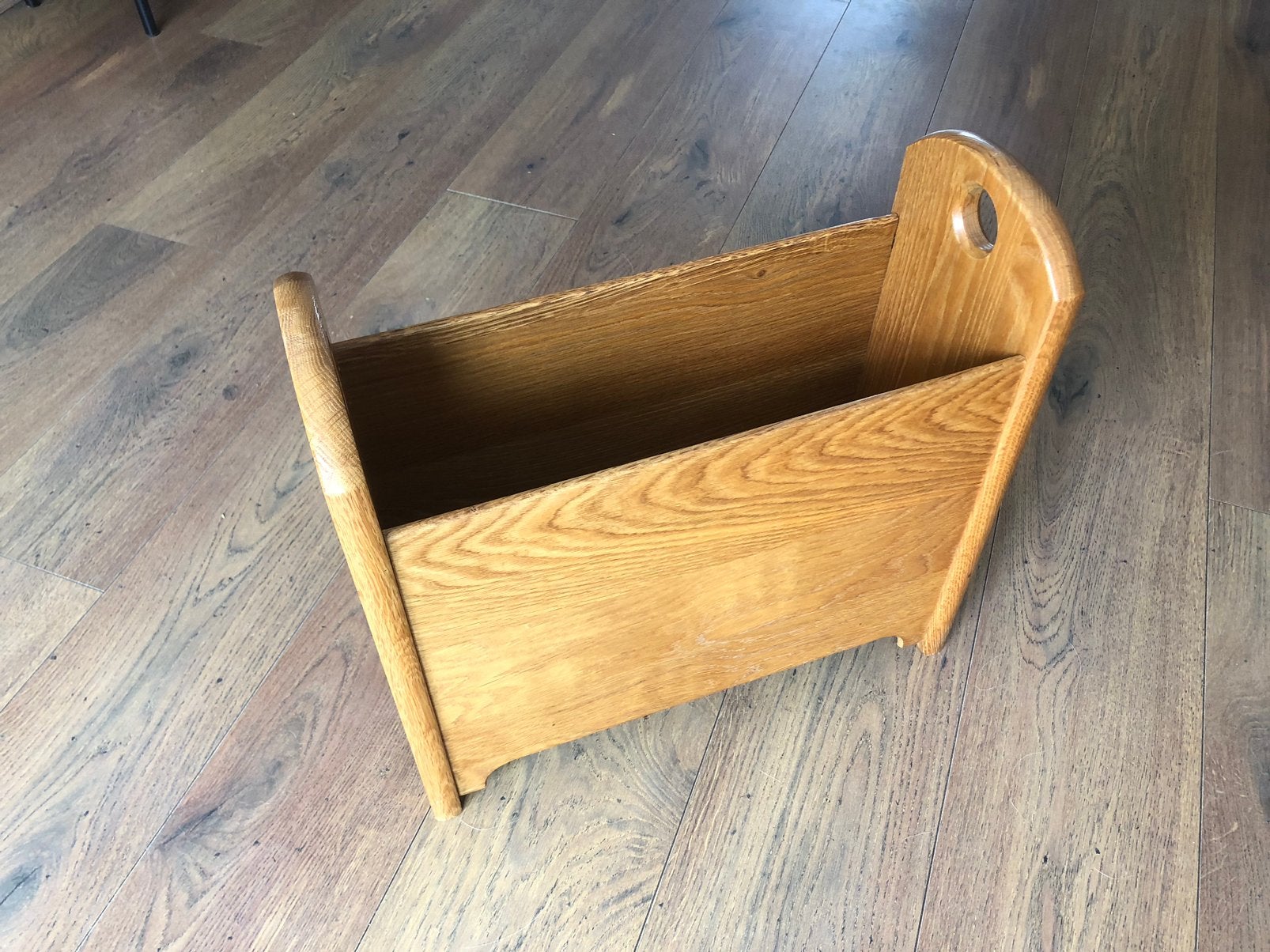 Lektuurbak eiken ca. 50x50x20 cm en netjes, Ophalen of Verzenden, Zo goed als nieuw