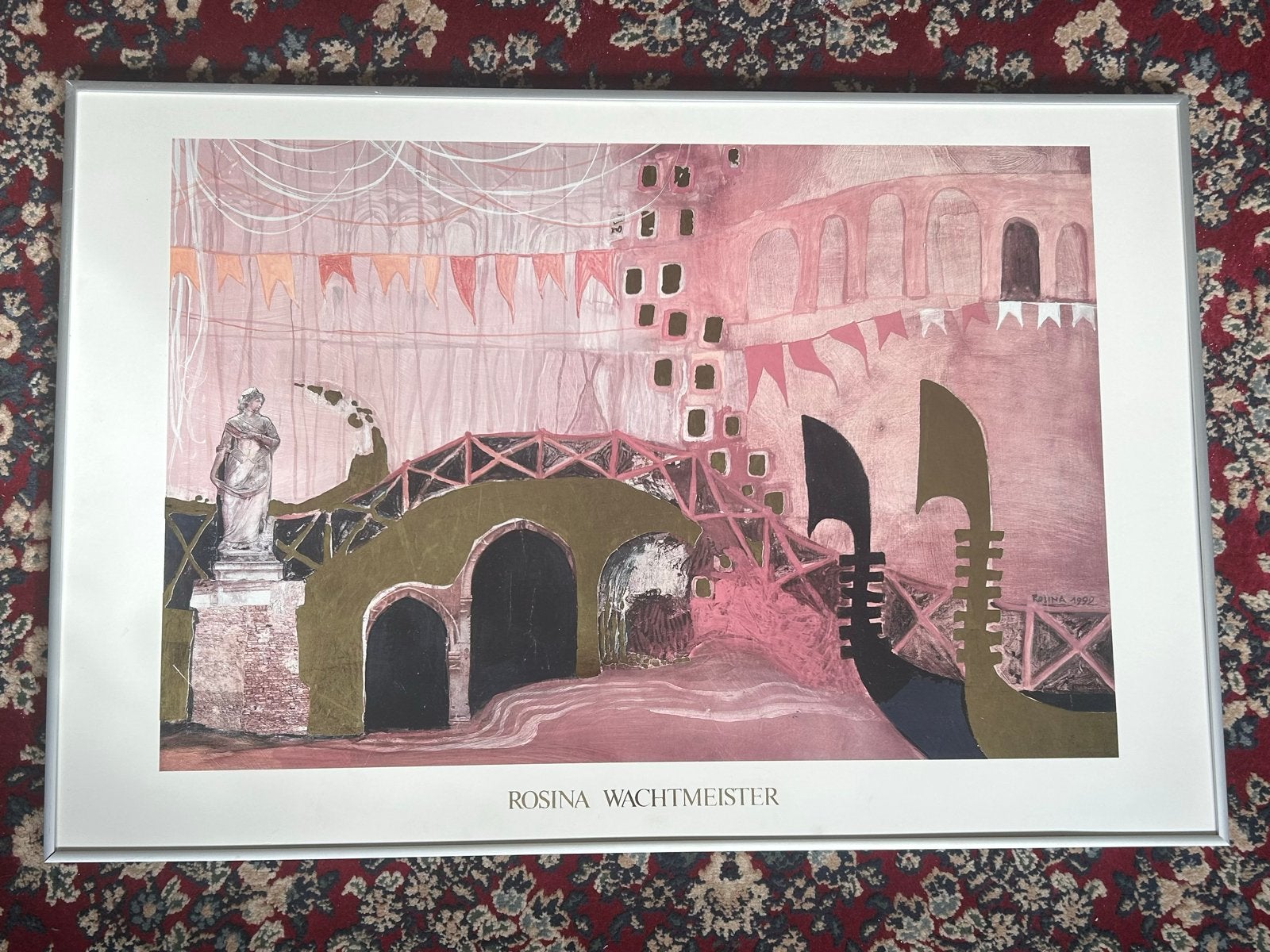 Rosina Wachtmeister print met gouden details, Ophalen of Verzenden