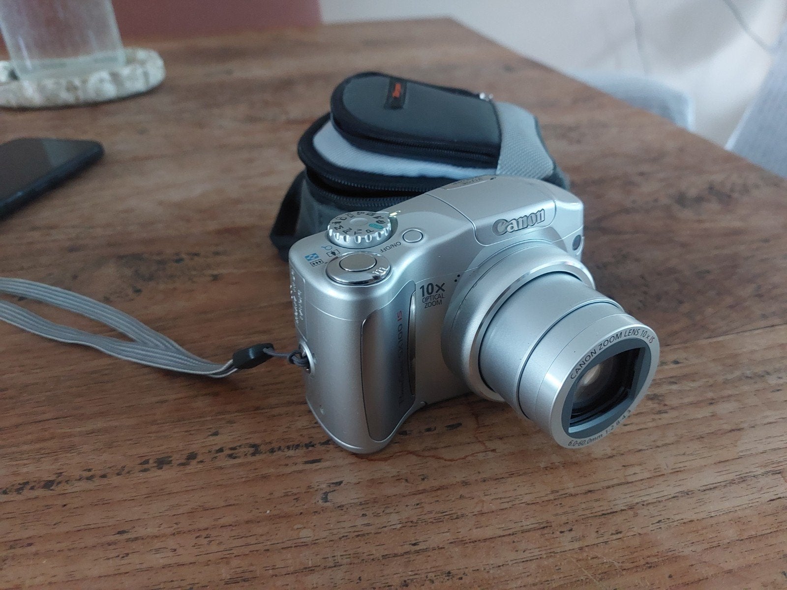 canon powershot sx100 is 8 megapixel 4 gb geheugenkaart, 8 megapixels, Ophalen of Verzenden, Zo goed als nieuw, Compactcamera