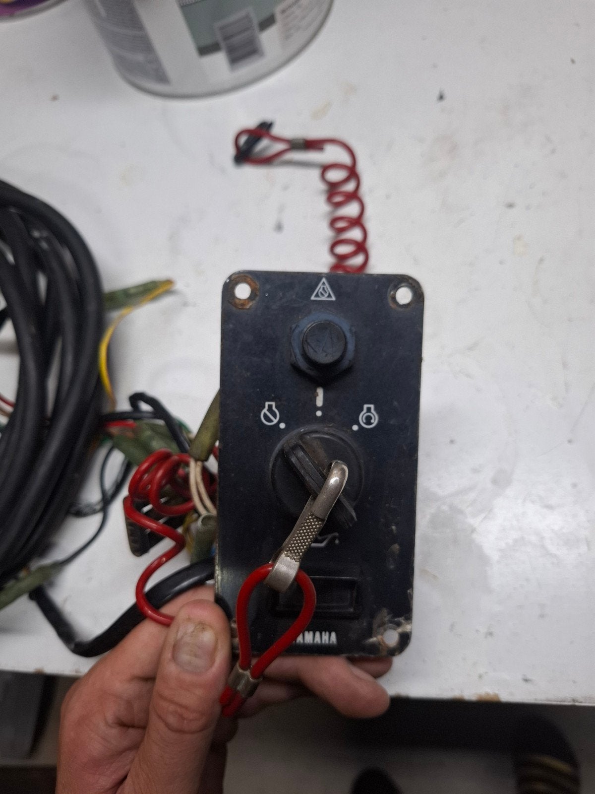 Yamaha buitenboordmotor bedieningspaneel met kabel, Watersport en Boten, Ophalen of Verzenden, Gebruikt, Motor en Techniek