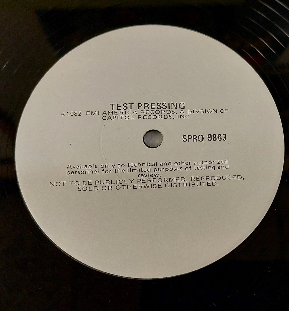 J.Geils band VINYL PROMO 12" I do Live 1982 Test Pressing, Limited edition, Ophalen of Verzenden, Zo goed als nieuw, 12 inch