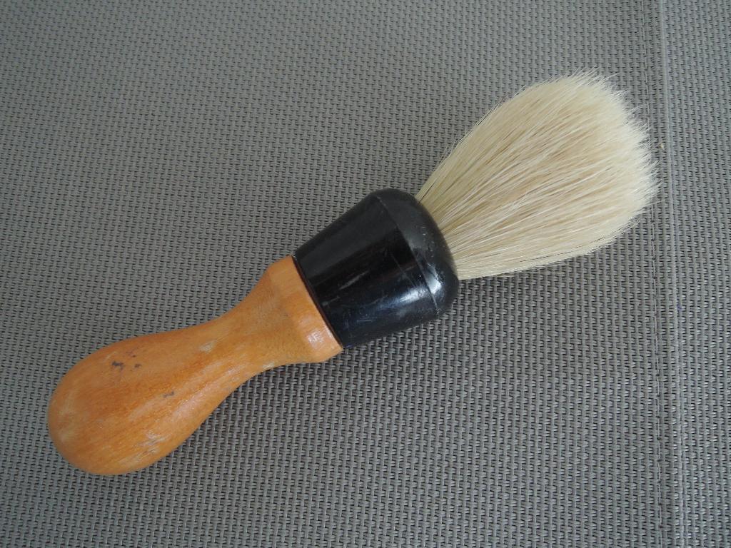 Grote ouderwetse scheerkwast in heel goede staat, Ophalen of Verzenden, Zo goed als nieuw, Gehele gezicht, Verzorging