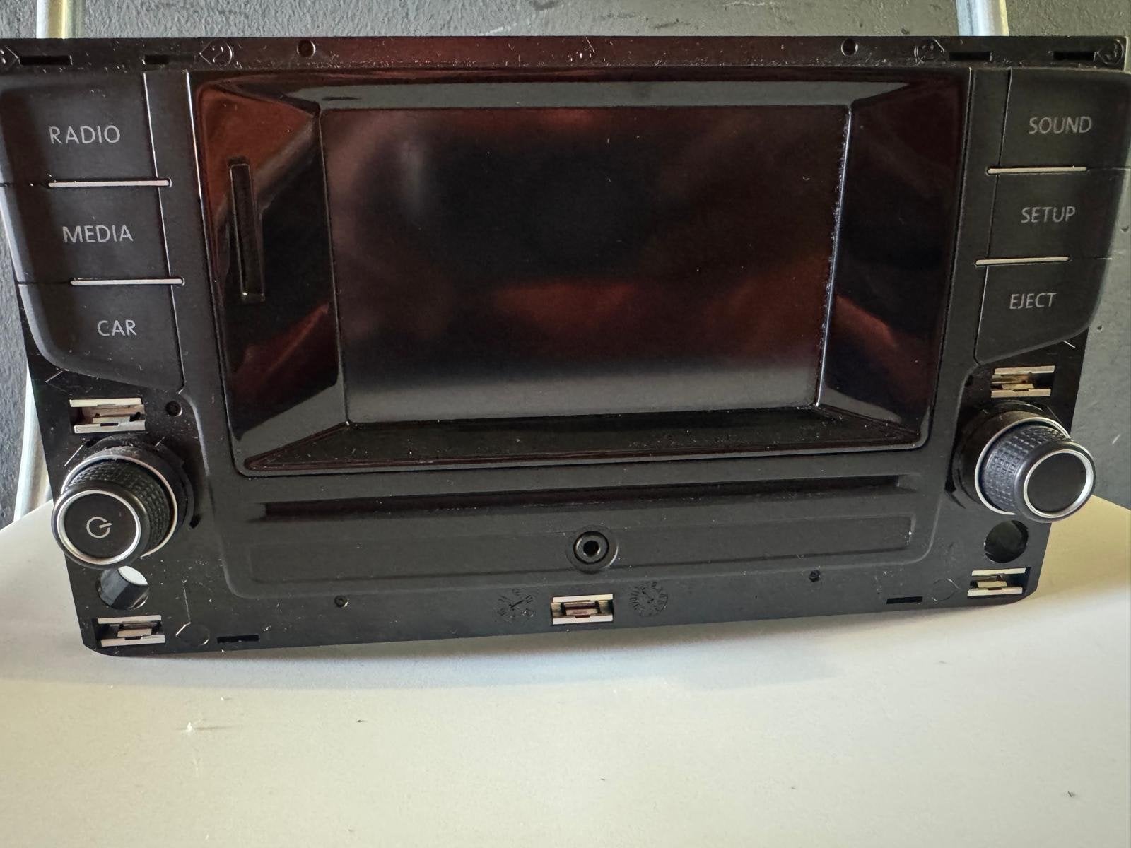Volkswagen Golf 7 Radio Scherm, Auto diversen, Autoradio's, Ophalen, Gebruikt