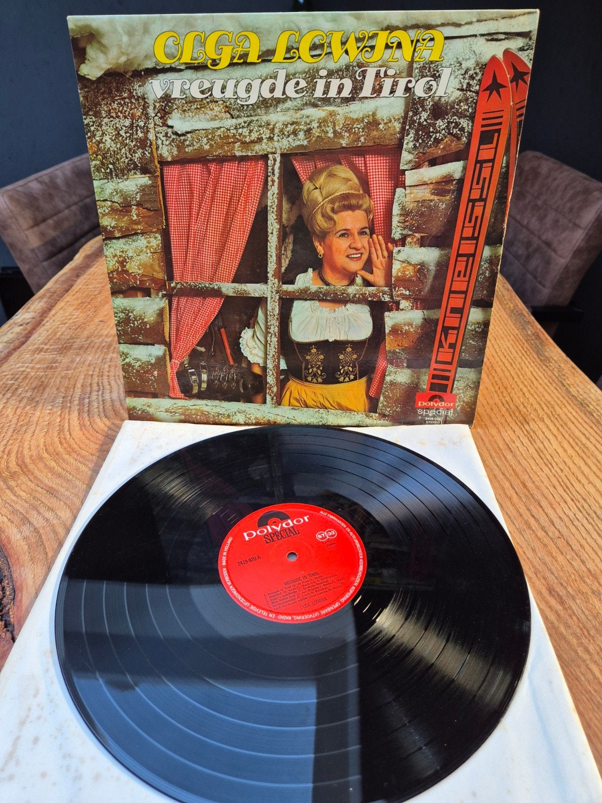 Olga Lowina - Vreugde in Tirol LP (Polydor, 1970), Ophalen of Verzenden, Gebruikt, 12 inch