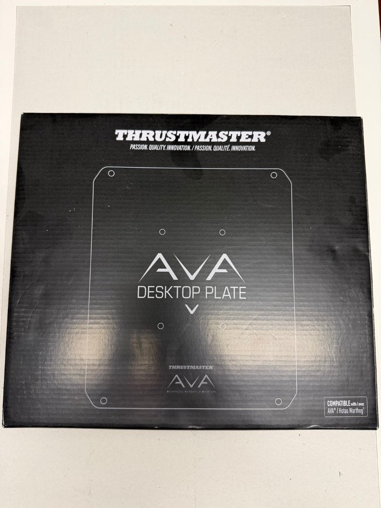 Thrustmaster AVA Desktop Plate voor AVA / HOTAS Warthog, Computers en Software, Joysticks, Ophalen of Verzenden, Zo goed als nieuw