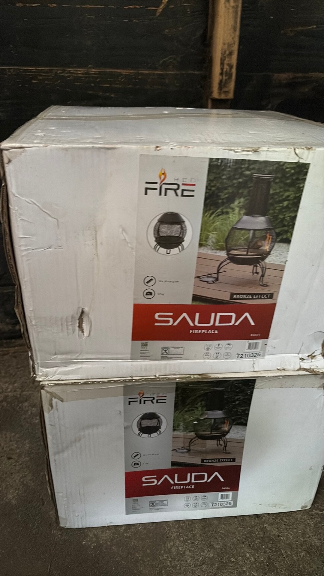 Redfire sauda tuinhaard nieuw!!, Ophalen, Nieuw, Vloer