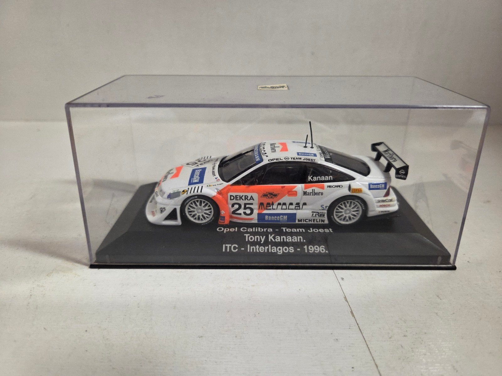 Minichamps Opel Calibra DTM Interlagos Team Joest, Auto, ., Ophalen of Verzenden, Zo goed als nieuw