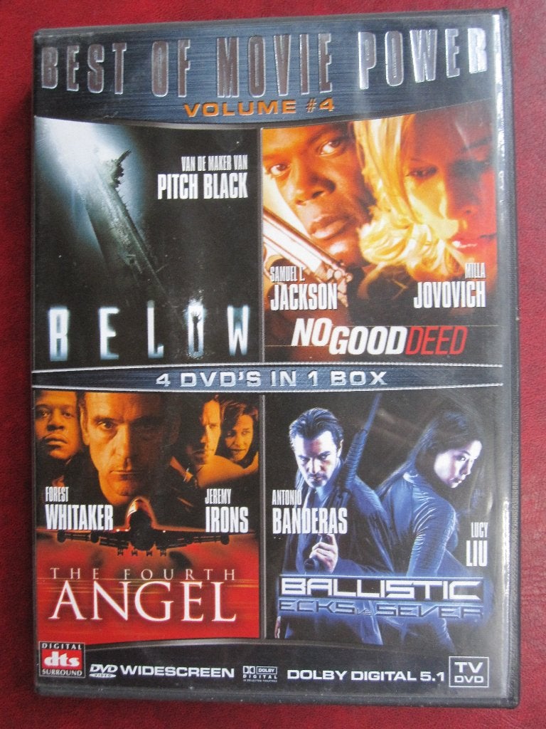 Best of Movie Power 4 (4 films op 4 disc), Vanaf 16 jaar, Ophalen of Verzenden, Zo goed als nieuw, Boxset