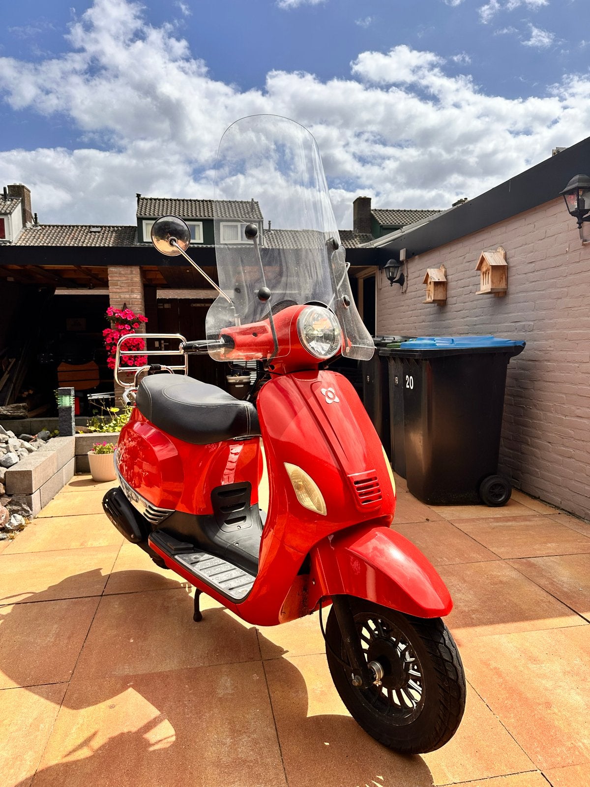 AGM VX50 Scooter - Rood - Blauw kenteken, Ophalen, Gebruikt, Benzine, Overige merken