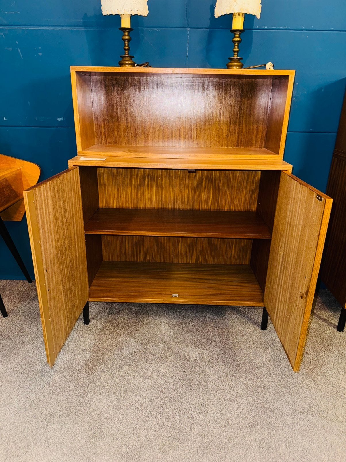 Vintage Simpla Lux kastje met twee deuren, Ophalen
