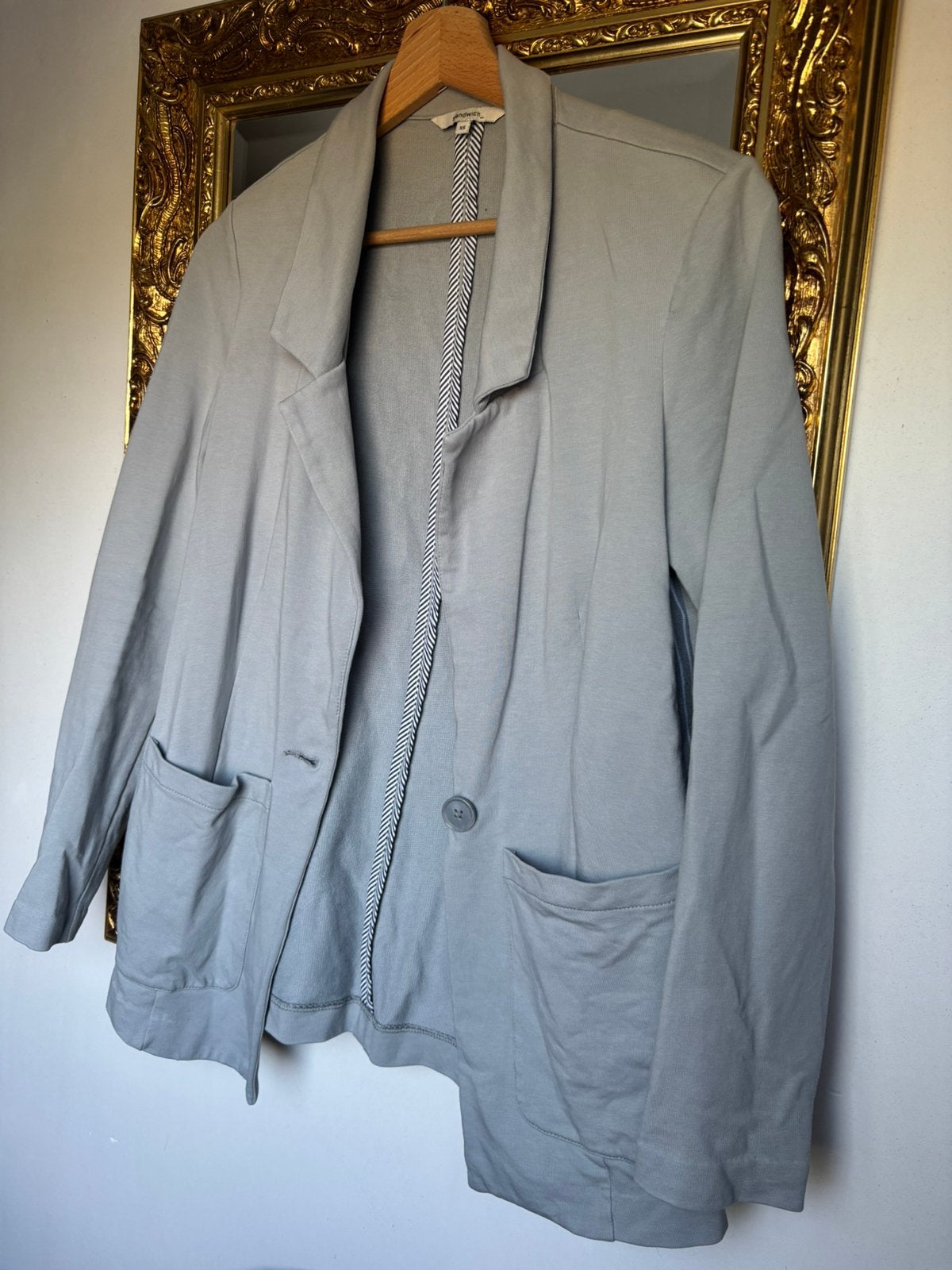 Blazer sandwich, Kleding | Dames, Jasjes, Kostuums en Pakken, Blauw, Ophalen of Verzenden, Zo goed als nieuw, Jasje