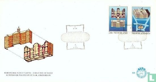 FDC E205 Paleis op de Dam 1982 NL onbeschreven, Postzegels en Munten, Postzegels | Eerstedagenveloppen, Ophalen of Verzenden, Nederland