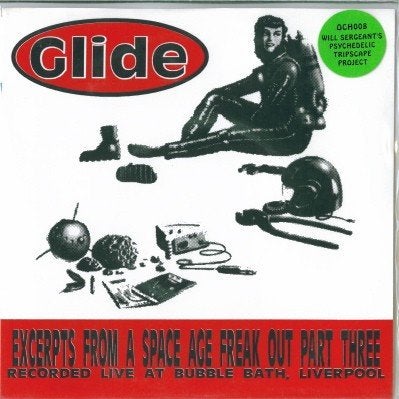 glide/excerpts from a space age part three-electronic/punk, Gebruikt, Verzenden, 7 inch, Colored vinyl